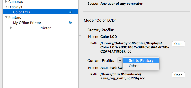 mac color profile for windows